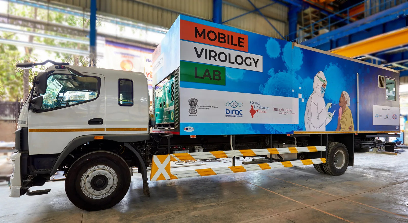 Mobile Virology Lab built into a truck for field diagnostics